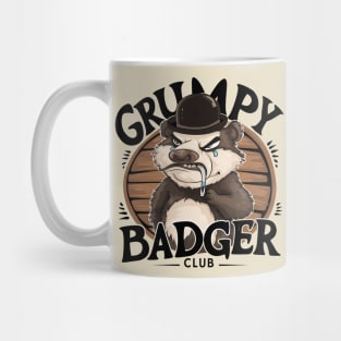 Grumpy Badger Club Mug